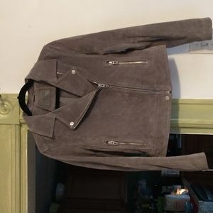 Grey suede jacket